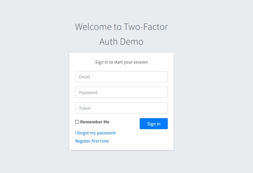 Two-Factor Authentication Login Spring Security